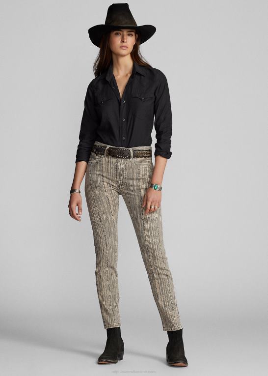 naturlig Kvinder Ralph Lauren vintage naturlig jeans med lige pasform Z426B3630
