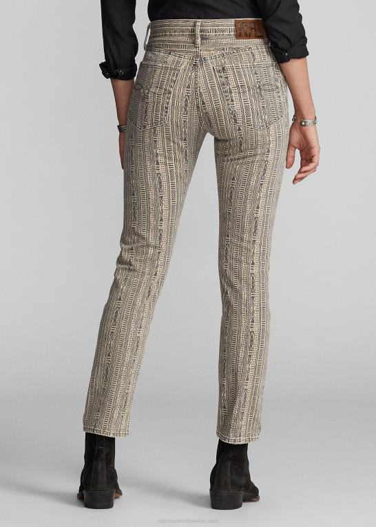naturlig Kvinder Ralph Lauren vintage naturlig jeans med lige pasform Z426B3630