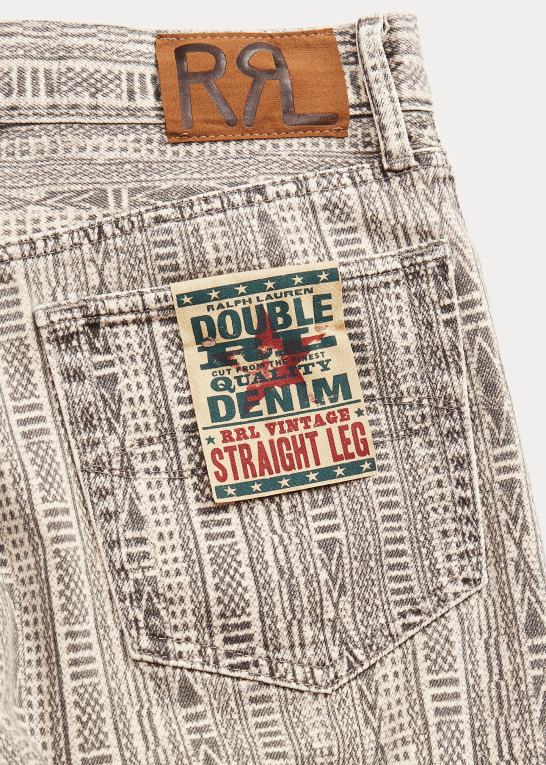 naturlig Kvinder Ralph Lauren vintage naturlig jeans med lige pasform Z426B3630