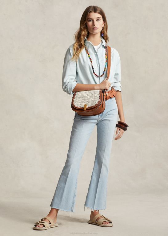 neevan vask Kvinder Ralph Lauren sharona crop flare jean Z426B9169