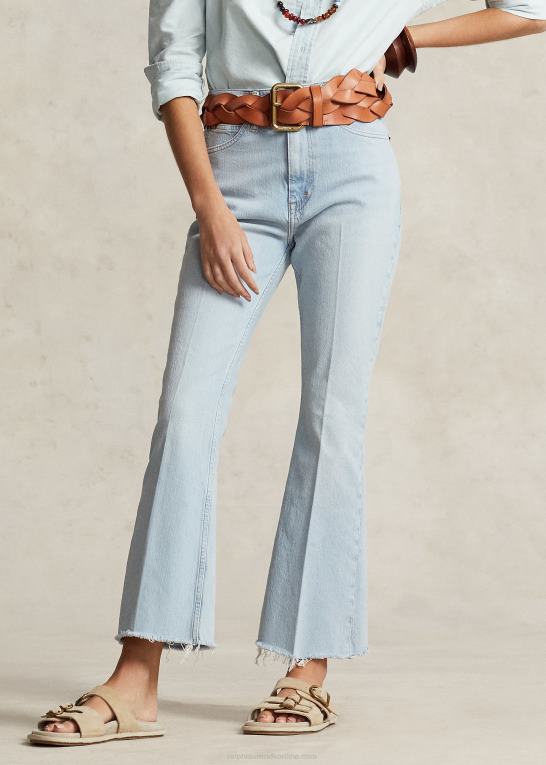neevan vask Kvinder Ralph Lauren sharona crop flare jean Z426B9169