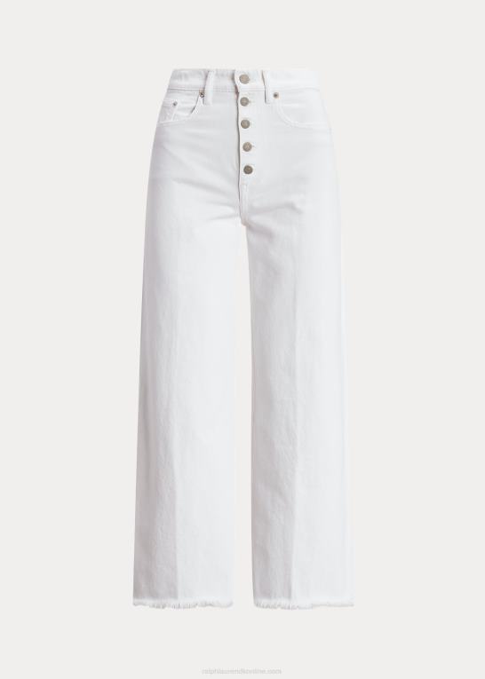 nieves vaske Kvinder Ralph Lauren cropped jean med brede ben i høj talje Z426B3148