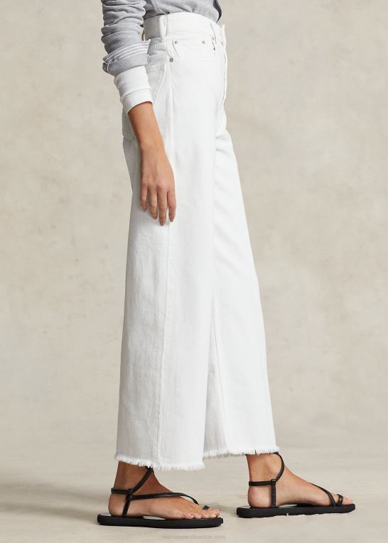 nieves vaske Kvinder Ralph Lauren cropped jean med brede ben i høj talje Z426B3148