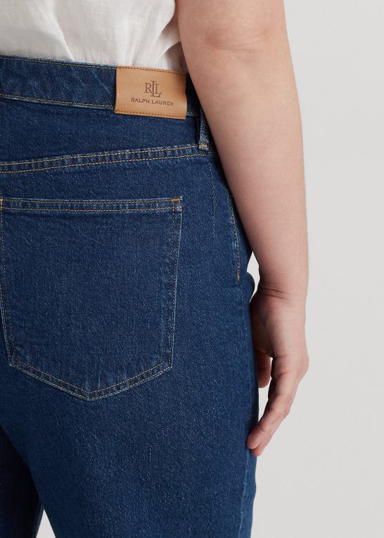 ombre canyon vask Kvinder Ralph Lauren ombre cropped jean med brede ben i høj talje Z426B9481