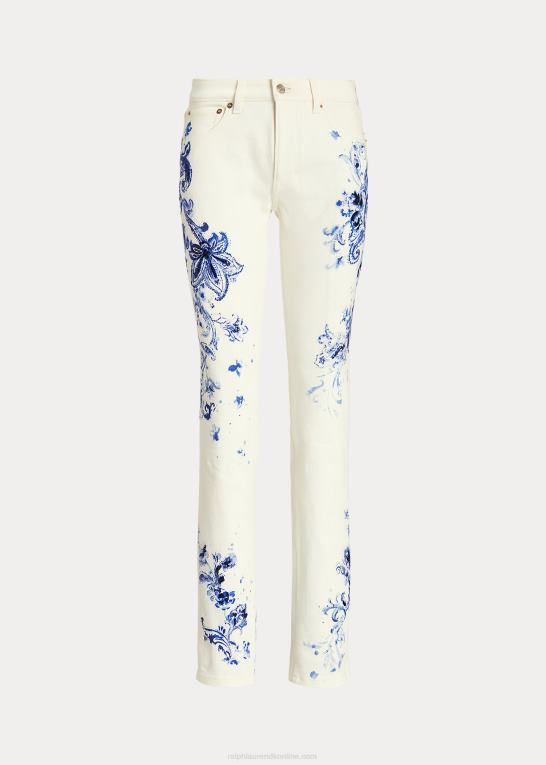 ombre paisley Kvinder Ralph Lauren paisley 160 slim denim jean Z426B9318