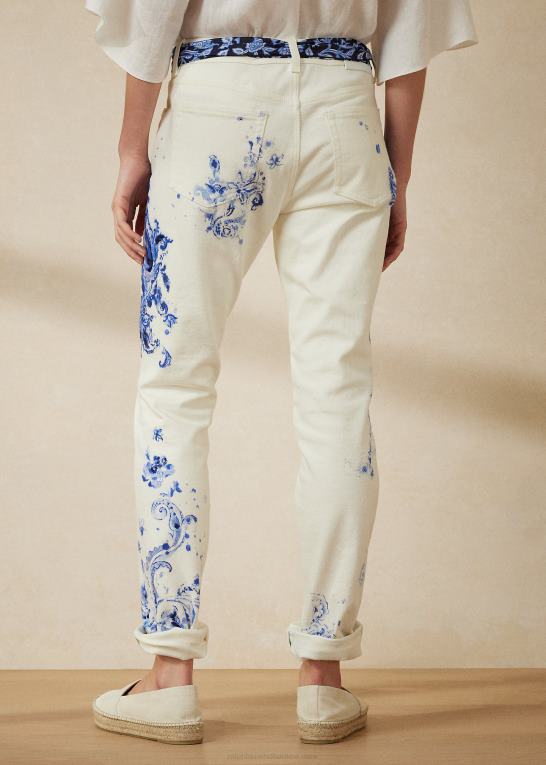 ombre paisley Kvinder Ralph Lauren paisley 160 slim denim jean Z426B9318