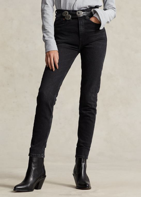 parker vask Kvinder Ralph Lauren skinny jeans i høj talje Z426B3172