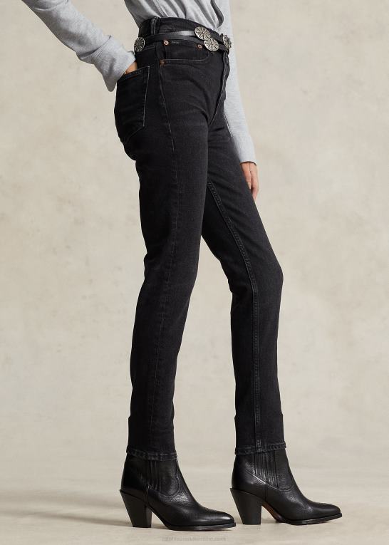 parker vask Kvinder Ralph Lauren skinny jeans i høj talje Z426B3172