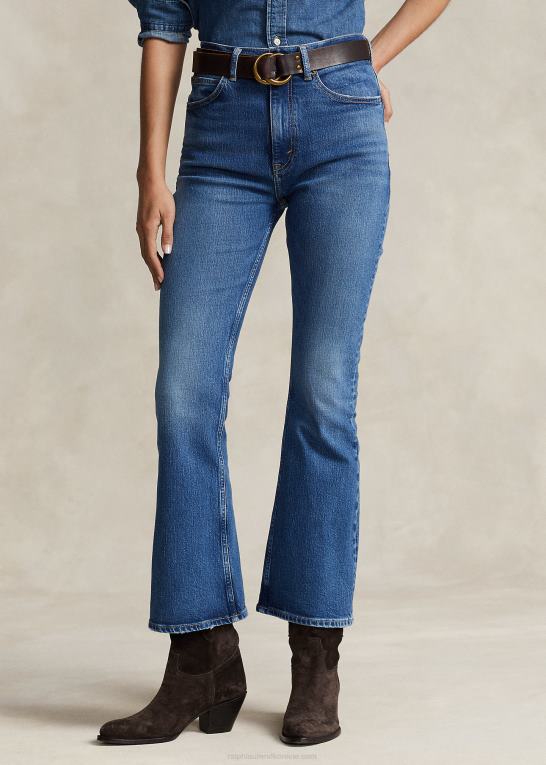 persei vask Kvinder Ralph Lauren crop flare jean Z426B2884