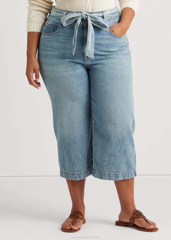 riviera vask Kvinder Ralph Lauren cropped jeans med brede ben Z426B4816
