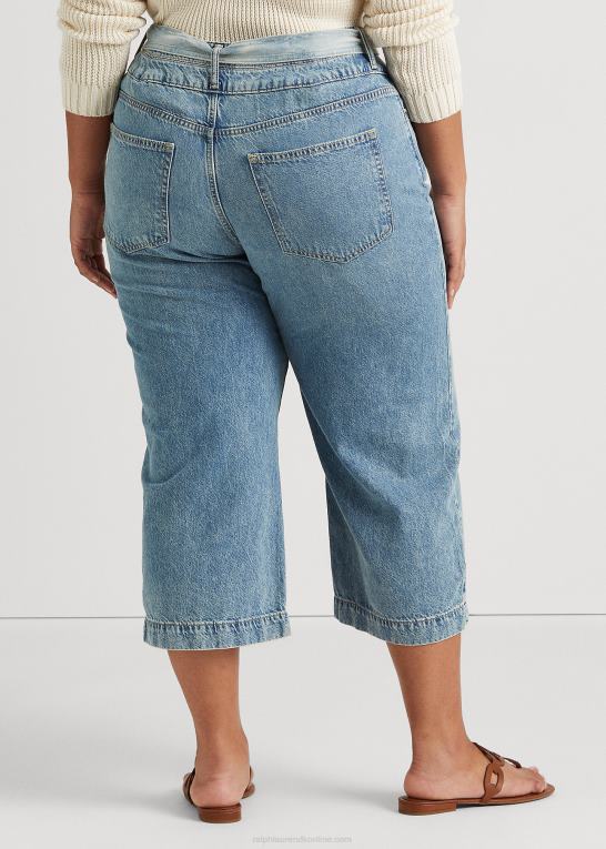 riviera vask Kvinder Ralph Lauren cropped jeans med brede ben Z426B4816
