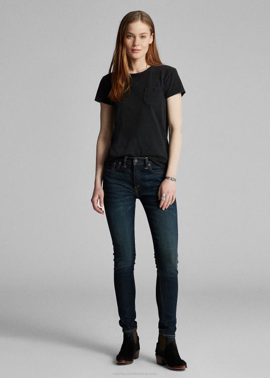 sideney vask Kvinder Ralph Lauren stretch skinny jean Z426B9149