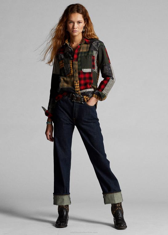 skylle Kvinder Ralph Lauren høj boy fit jean Z426B9146