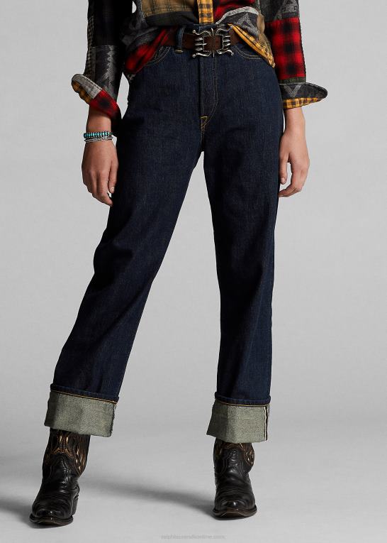 skylle Kvinder Ralph Lauren høj boy fit jean Z426B9146