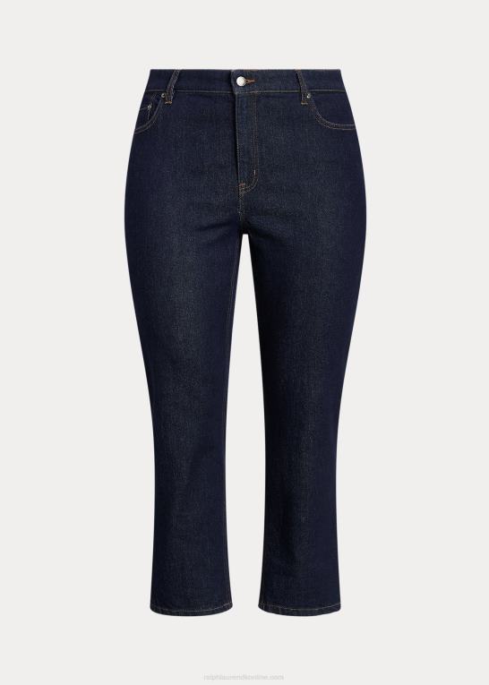 skylle vask Kvinder Ralph Lauren højtaljede jeans med lige ankel Z426B4720