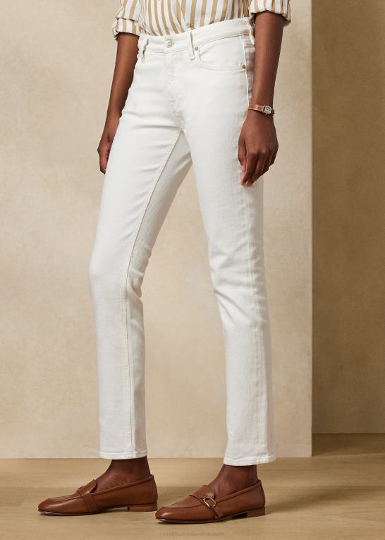 skyllet hvidt Kvinder Ralph Lauren 160 slim jean Z426B9354