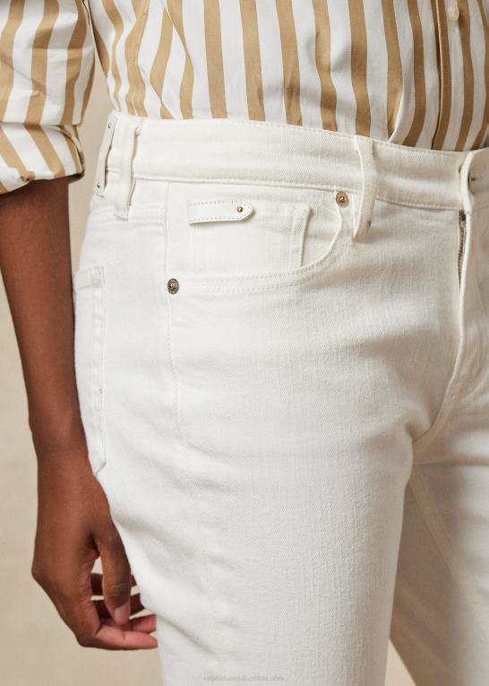 skyllet hvidt Kvinder Ralph Lauren 160 slim jean Z426B9354