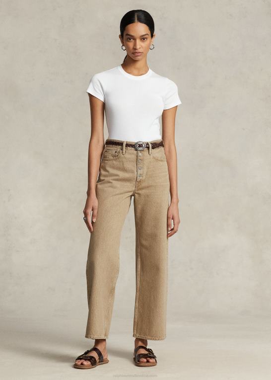 solimar vask Kvinder Ralph Lauren cropped jean med brede ben Z426B3168