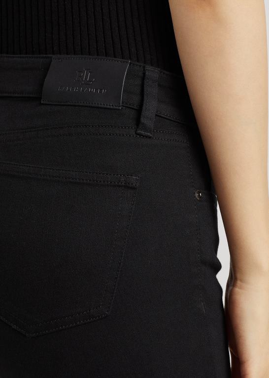 sort Kvinder Ralph Lauren mellemhøj straight jean Z426B4264