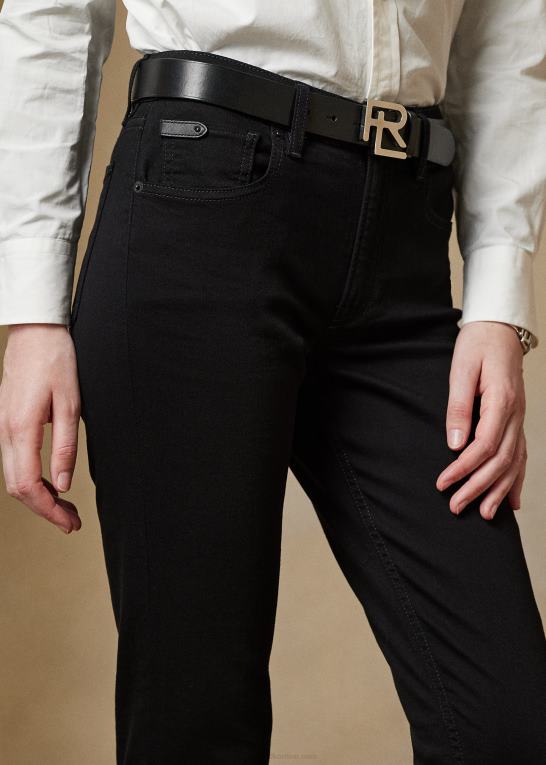 sprød sort Kvinder Ralph Lauren 105 cigaret jean Z426B3585