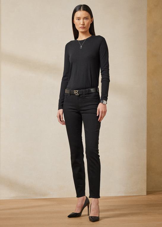 sprød sort Kvinder Ralph Lauren 400 matchstick jean Z426B9358