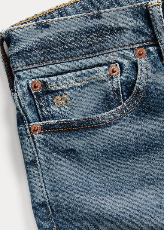 staci vask Kvinder Ralph Lauren stretch jean med høj skinny pasform Z426B9144