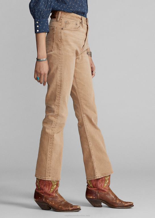tan Kvinder Ralph Lauren vintage støvle tan jean Z426B3626
