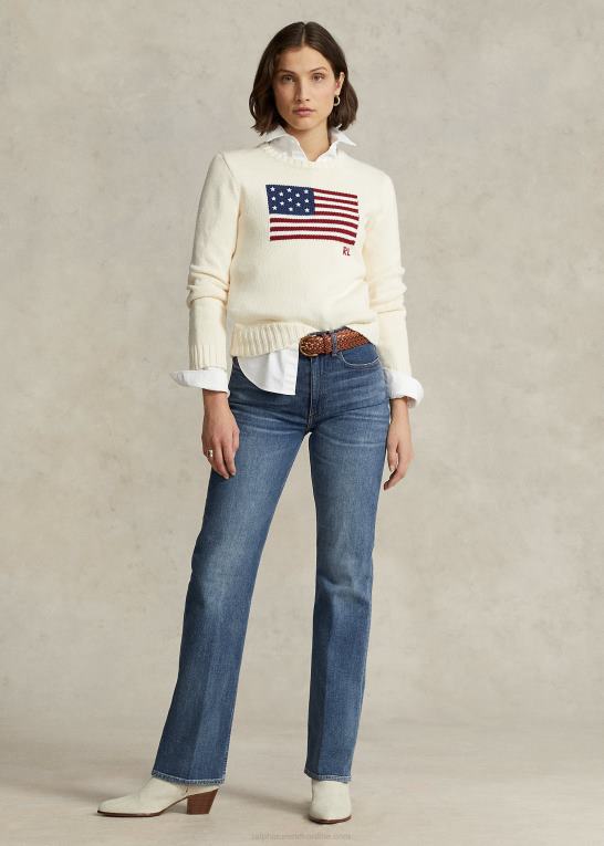 telesto vask Kvinder Ralph Lauren straight-jean i høj bygning Z426B2883