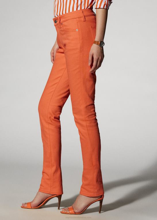valmueappelsin Kvinder Ralph Lauren 160 slim denim jean Z426B3495
