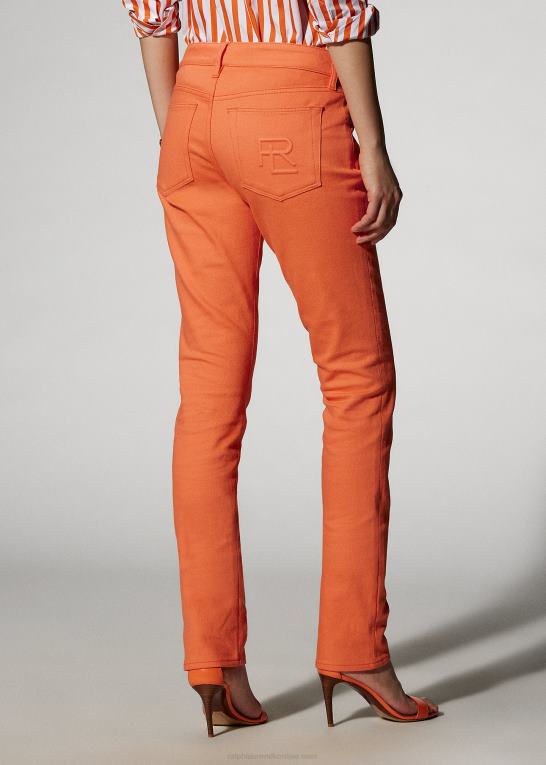 valmueappelsin Kvinder Ralph Lauren 160 slim denim jean Z426B3495