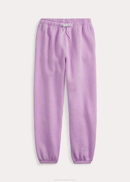 blød lilla Kvinder Ralph Lauren fleece atletisk buks Z426B9105