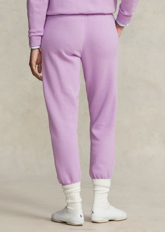 blød lilla Kvinder Ralph Lauren fleece atletisk buks Z426B9105