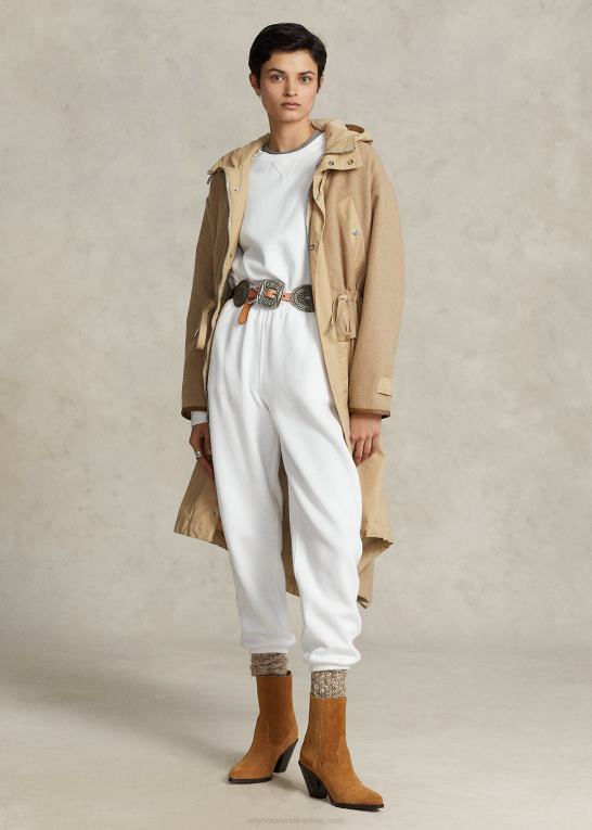 hvid Kvinder Ralph Lauren fleece atletisk buks Z426B9102