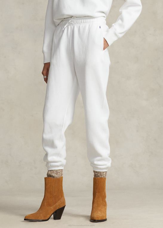 hvid Kvinder Ralph Lauren fleece atletisk buks Z426B9102