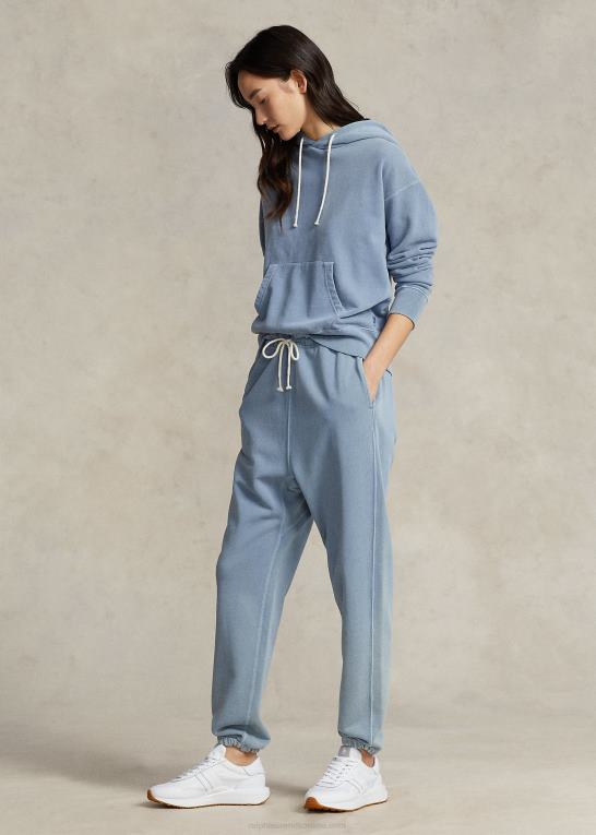 indigo Kvinder Ralph Lauren jogger i økologisk bomulds fleece Z426B9194