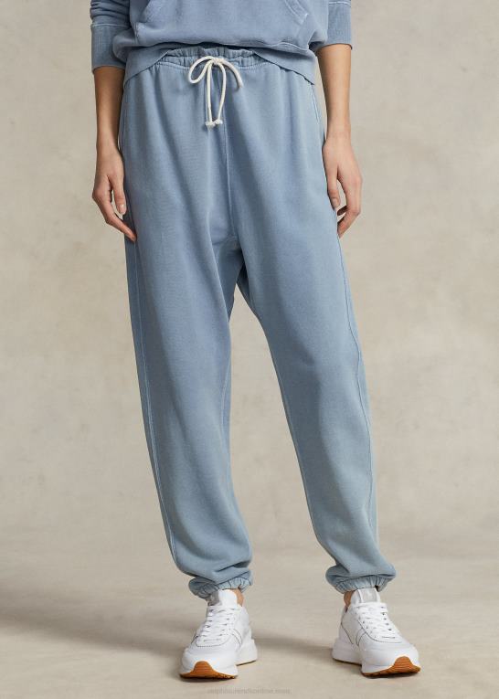 indigo Kvinder Ralph Lauren jogger i økologisk bomulds fleece Z426B9194