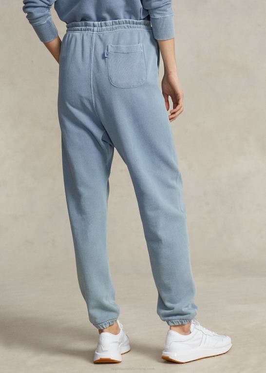 indigo Kvinder Ralph Lauren jogger i økologisk bomulds fleece Z426B9194