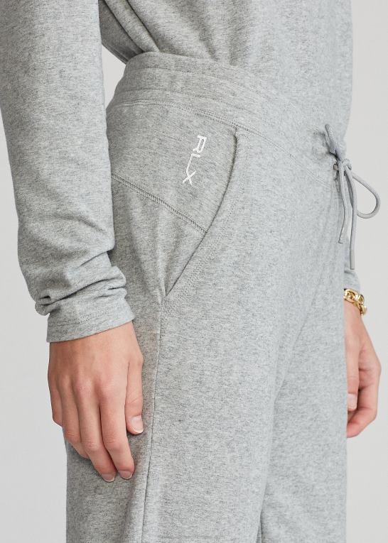 lysegrå lyng Kvinder Ralph Lauren jersey jogger Z426B3733