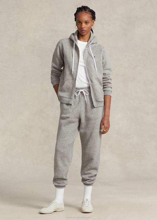 mørk vintage lyng Kvinder Ralph Lauren fleece atletisk buks Z426B9109