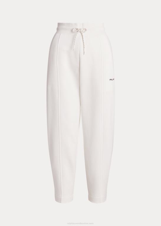 papir hvidt Kvinder Ralph Lauren bomuldsblanding-fleece gulerods joggingbukser Z426B3128