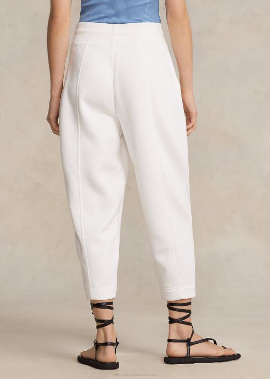 papir hvidt Kvinder Ralph Lauren bomuldsblanding-fleece gulerods joggingbukser Z426B3128