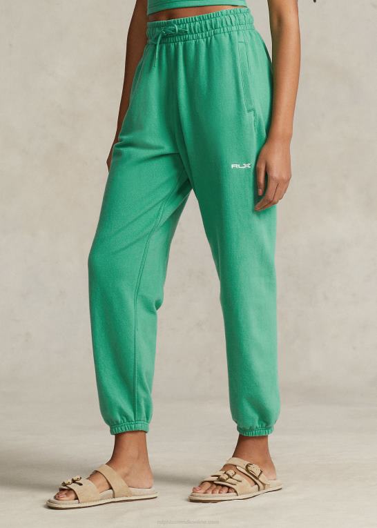 tømmerflåde grøn Kvinder Ralph Lauren fleece joggingbukser Z426B3053