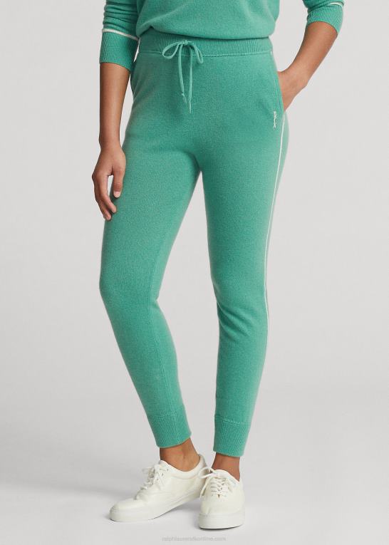 tømmerflåde grøn Kvinder Ralph Lauren kashmir joggerbukser Z426B3743