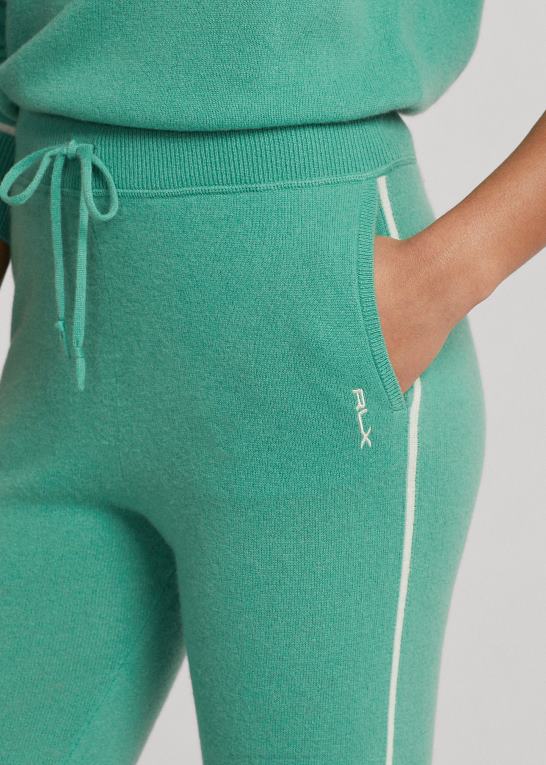 tømmerflåde grøn Kvinder Ralph Lauren kashmir joggerbukser Z426B3743