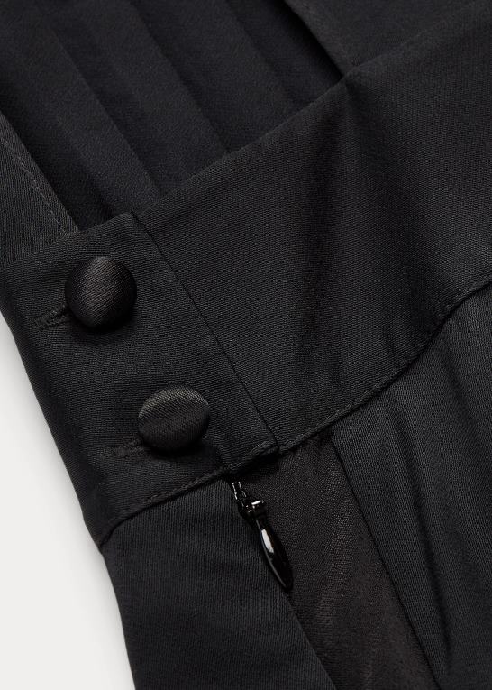 Kvinder Ralph Lauren crepe ærmeløs smoking jumpsuit Z426B3618