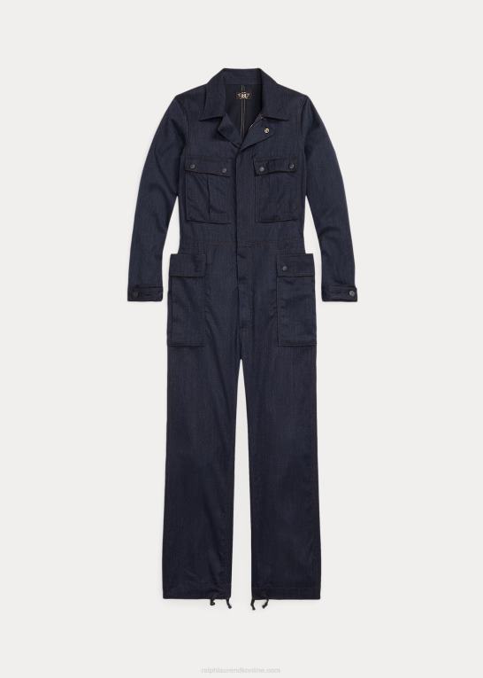 flåde Kvinder Ralph Lauren uld twill overall Z426B3673