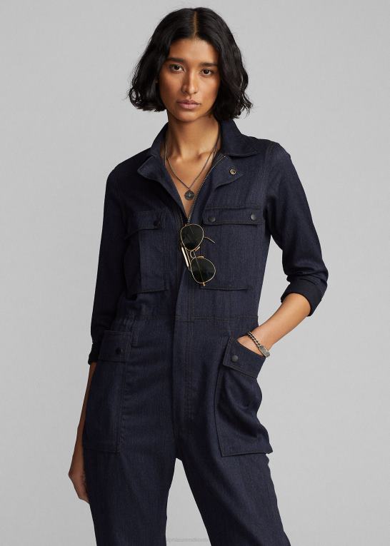 flåde Kvinder Ralph Lauren uld twill overall Z426B3673