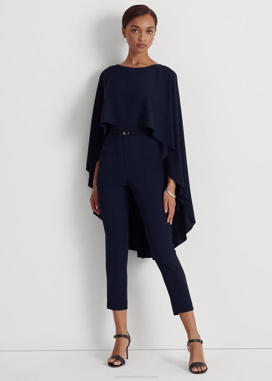fyrtårns flåde Kvinder Ralph Lauren cape georgette jumpsuit Z426B9589