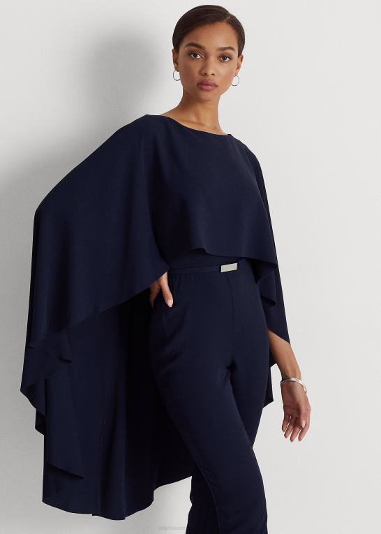 fyrtårns flåde Kvinder Ralph Lauren cape georgette jumpsuit Z426B9589