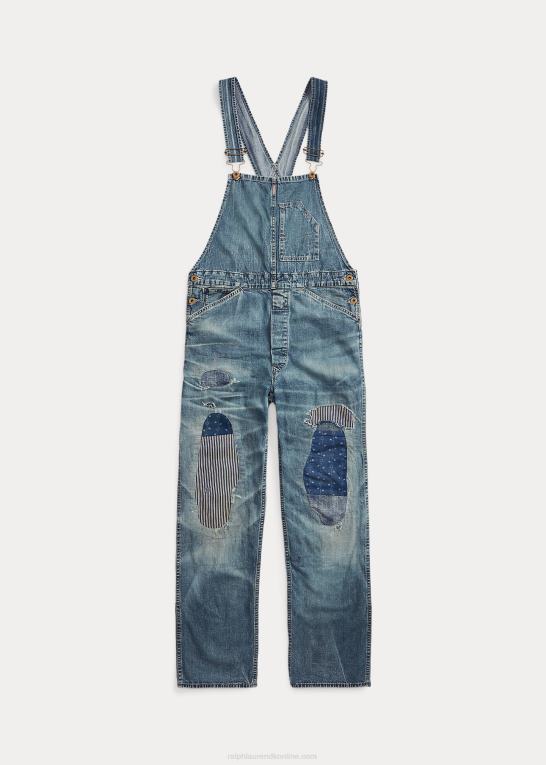 repareret danville vask Kvinder Ralph Lauren repareret denim overall Z426B3643